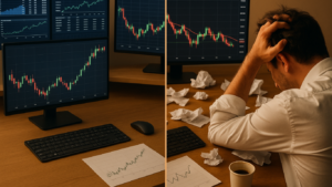 comparison between systematic trading and emotional trading