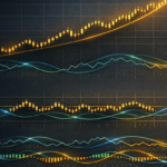 The image shows a graph representing the trends and ranges which is essential in trading strategy such as determining the stocks momentum divergence.