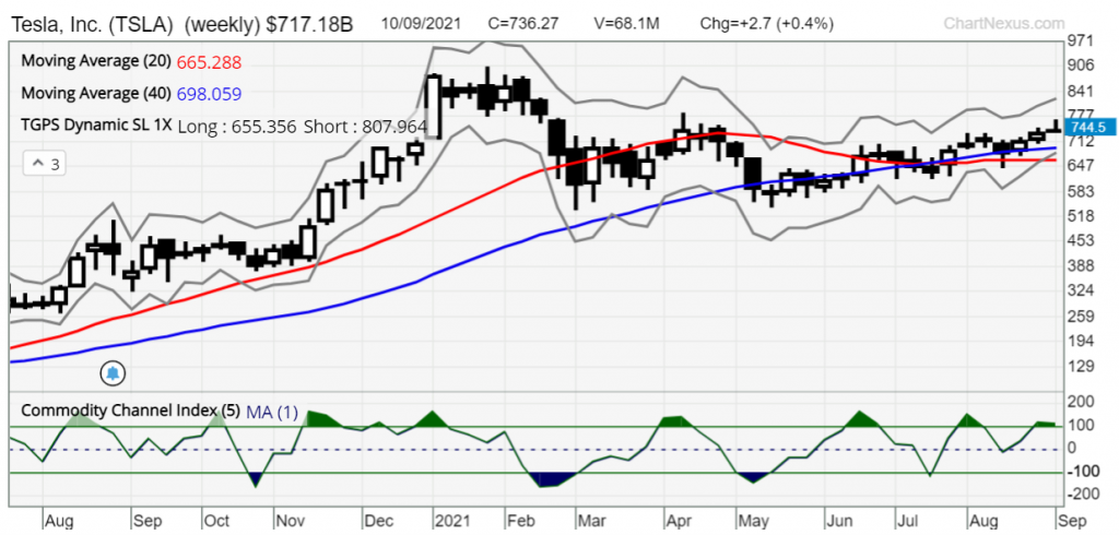 TSLA swing weekly 15sep